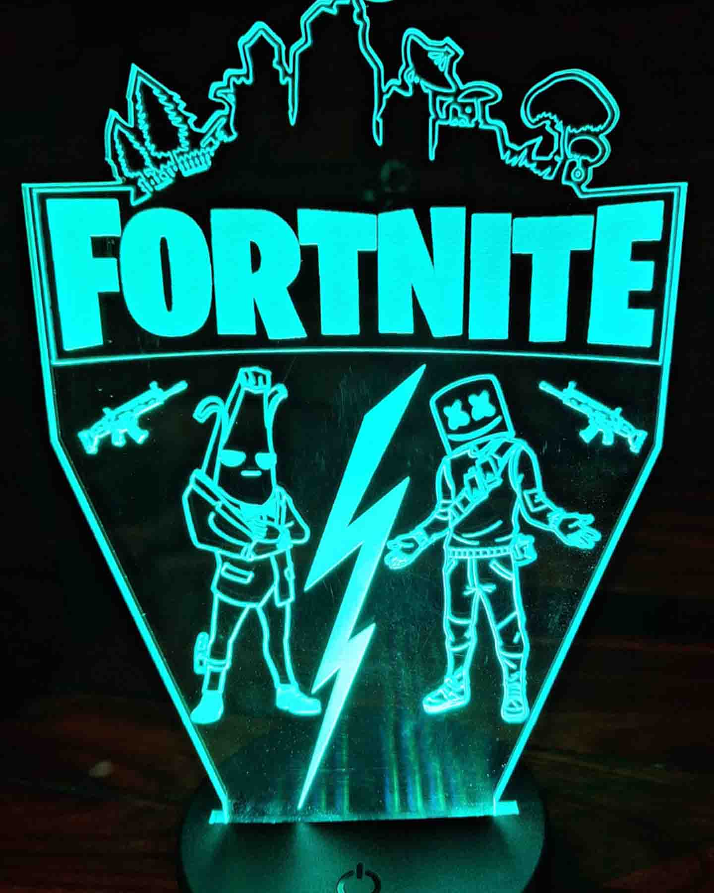 Custom LED lamps with 3D printed and laser-cut designs