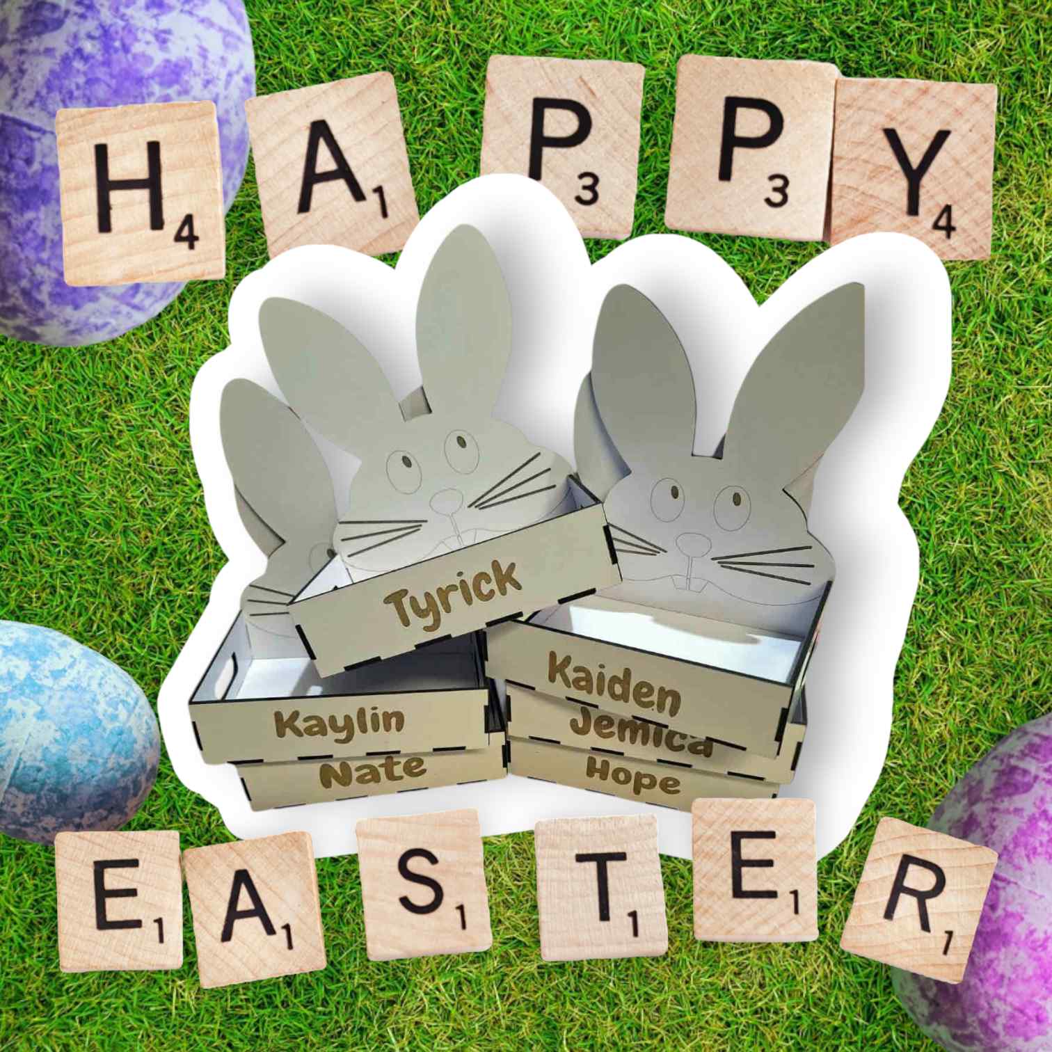 Custom 3D printed Easter decorations and gifts